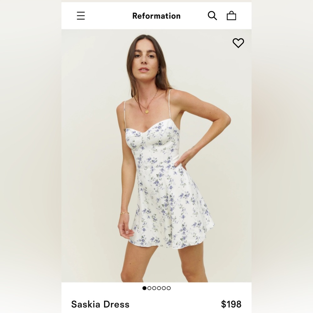 Reformation Saskia Dress size 2